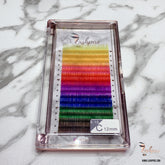 C CURL 0.07mm SINGLE LENGTH Rainbow Colorful Lash Tray - Lashpire